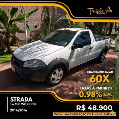 FIAT STRADA 1.4 MPI WORKING CS 8V FLEX 2P MANUAL FIAT STRADA 1.4 MPI WORKING CS 8V FLEX 2P MANUAL